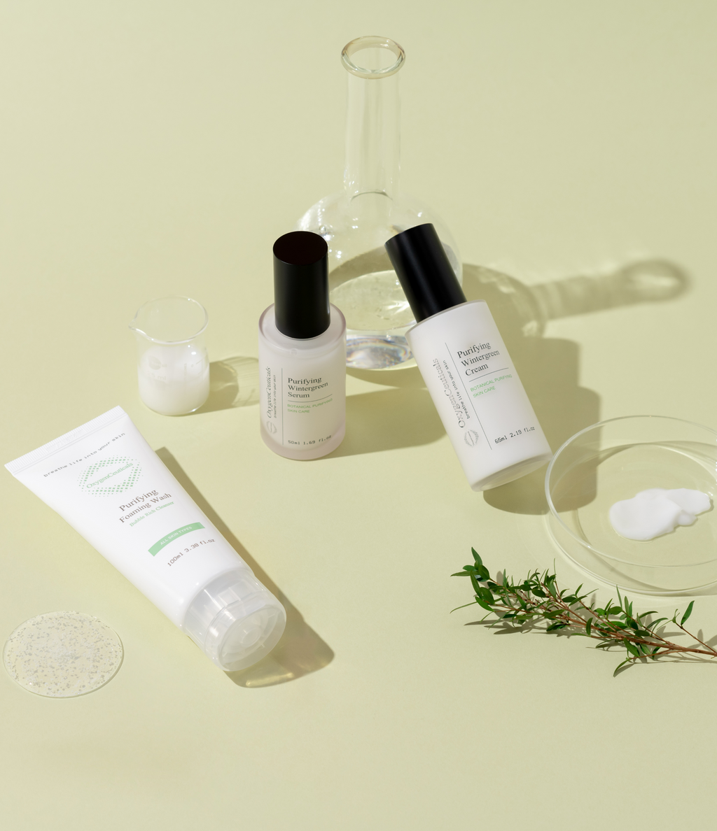 Purifying Kit wintergreen and niacinamide key ingredients / Purifying Kit 冬青同煙酰胺主要成分