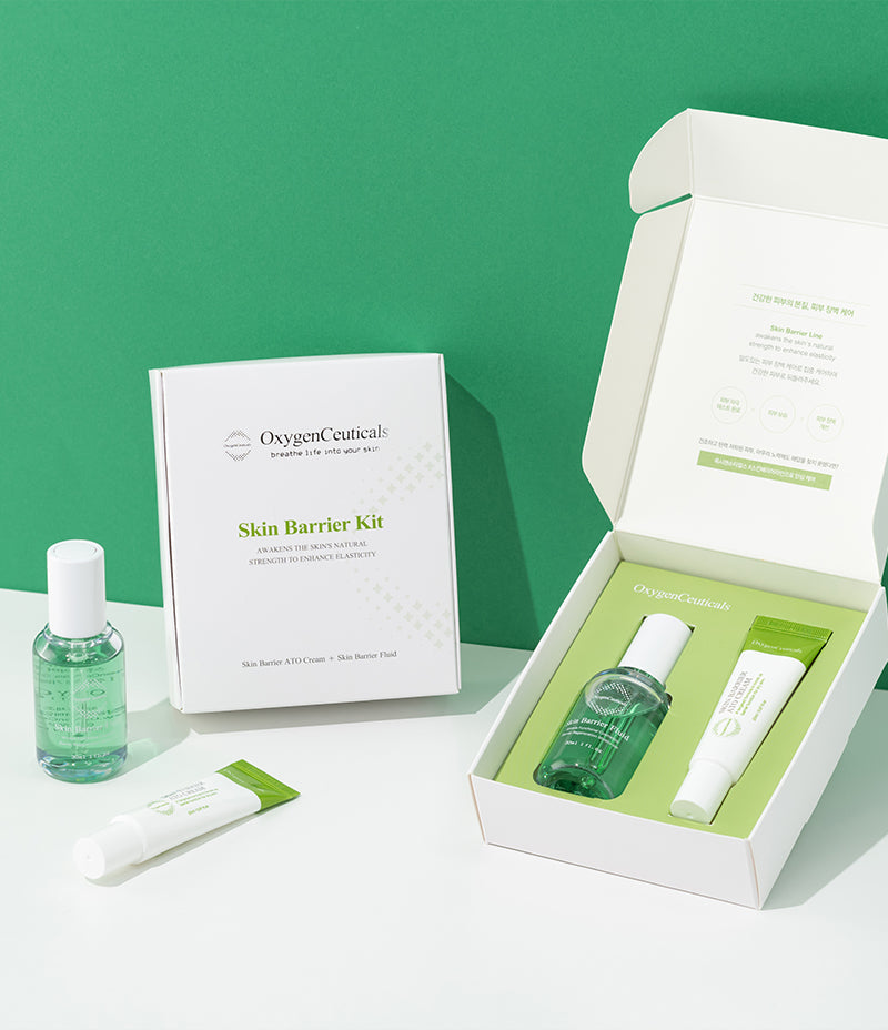Skin Barrier Kit fluid oil texture swatch / Skin Barrier Kit 精華液油相質地特寫
