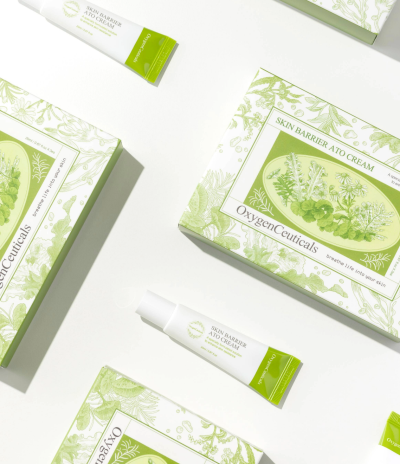 Skin Barrier Ato Cream Special Edition packaging detail / Skin Barrier Ato Cream 特別版包裝細節