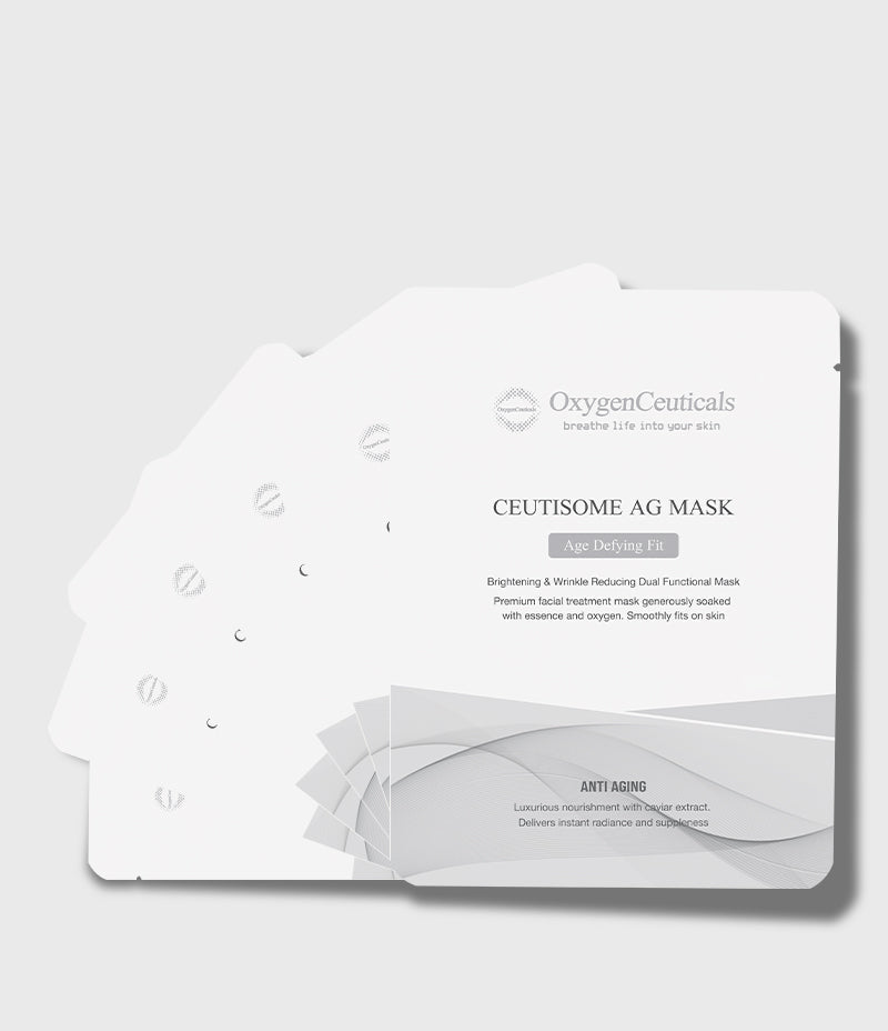 Ceutisome AG Mask single sachet with caviar key ingredient / Ceutisome AG Mask 單片包裝連魚子成分重點