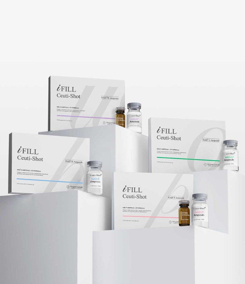 i Fill Ceuti-Shot NAD+ ampoule range H W O P tracks / i Fill Ceuti-Shot NAD+ 系列 H W O P 四款