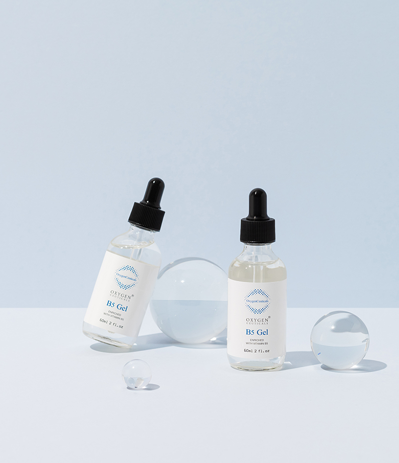 B5 Gel concept shot with water gel texture / B5 Gel 水感啫喱概念圖