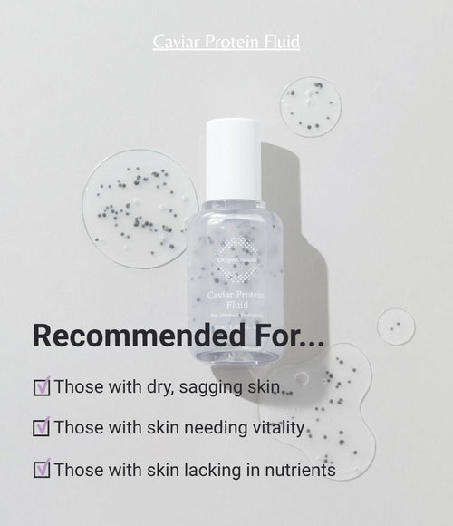 Caviar Protein Fluid hero shot Korean anti-aging ampoule / Caviar Protein Fluid 韓國醫美級抗齡安瓶主圖