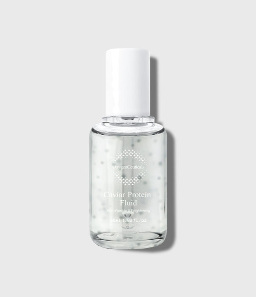 Caviar Protein Fluid 50ml anti-aging ampoule bottle front / Caviar Protein Fluid 50ml 魚子緊緻精華正面