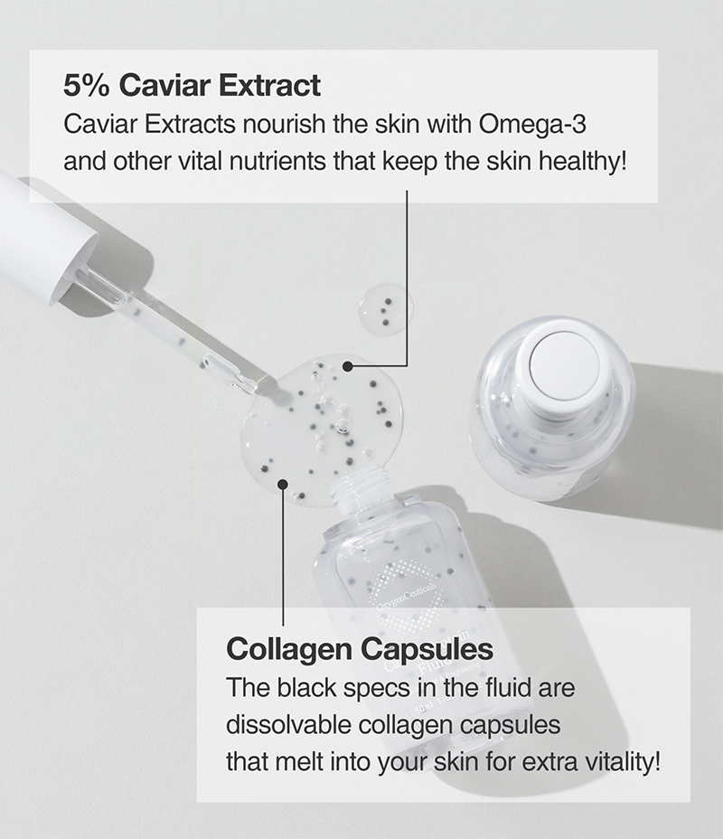 Caviar Protein Fluid key points caviar adenosine niacinamide peptide / Caviar Protein Fluid 主要成分重點