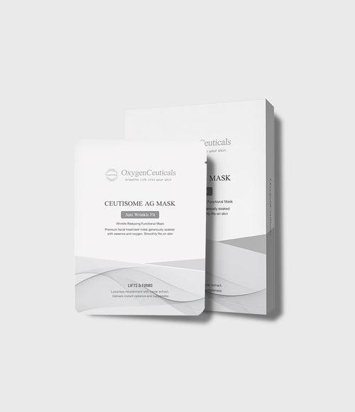 Ceutisome AG Mask caviar anti-aging sheet mask box front / Ceutisome AG Mask 魚子抗皺面膜盒裝正面