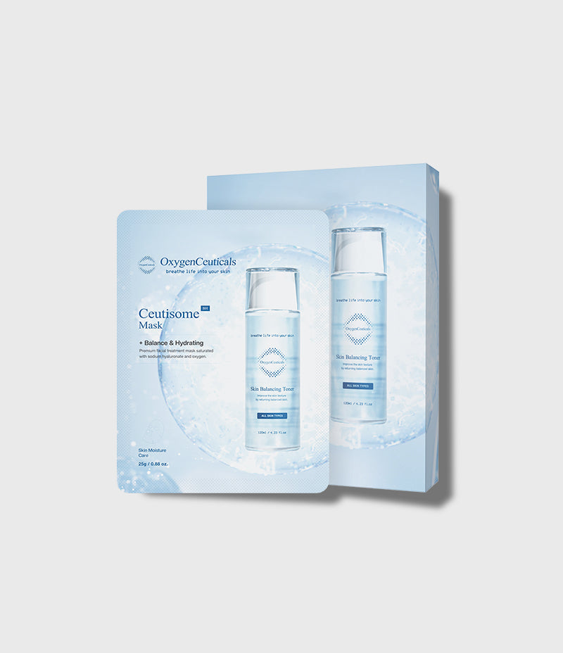 Ceutisome BH Mask hydrating balancing sheet mask box front / Ceutisome BH Mask 補濕平衡面膜盒裝正面