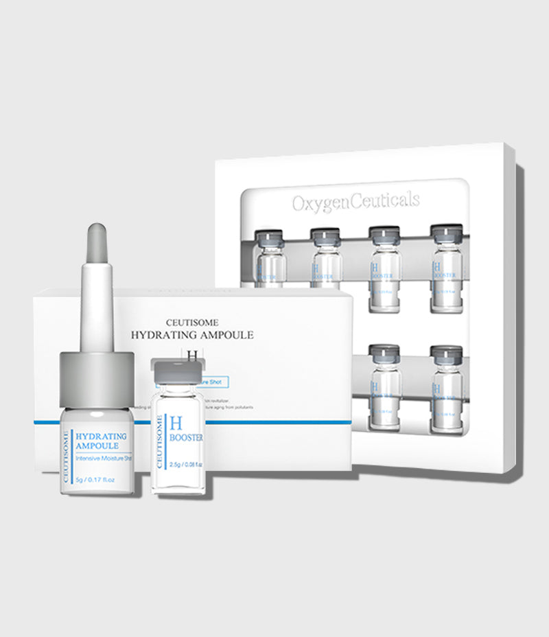 Ceutisome Hydrating Fusion Shot hero product shot ampoule booster / Ceutisome Hydrating Fusion Shot 主圖 雙瓶補水精華