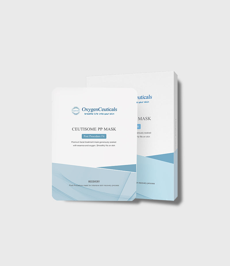 Ceutisome PP Mask post procedure recovery sheet mask box front / Ceutisome PP Mask 術後修護面膜盒裝正面