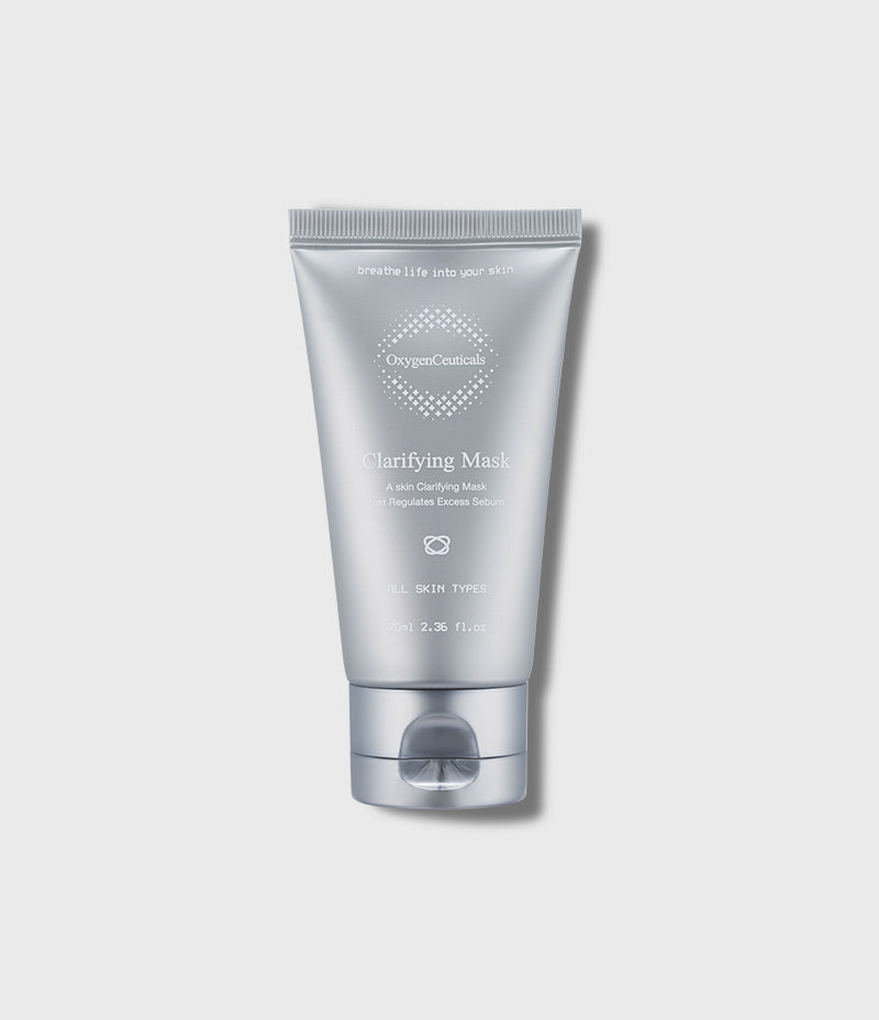 Clarifying Mask 70ml retail size tube front view / Clarifying Mask 70ml 零售裝 正面圖