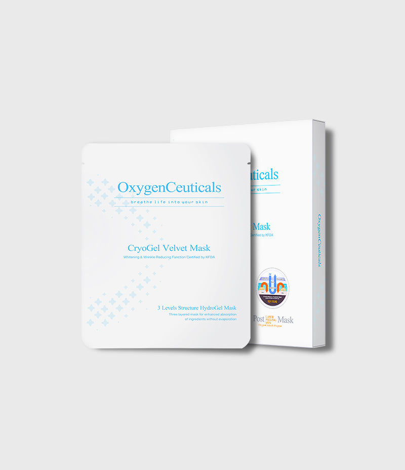 CryoGel Velvet Mask gel sheet mask box front