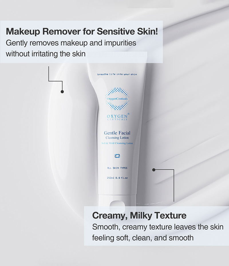 Gentle Facial Cleansing Lotion key points safflower oil hyaluronic acid green tea / Gentle Facial Cleansing Lotion 主要成分重點