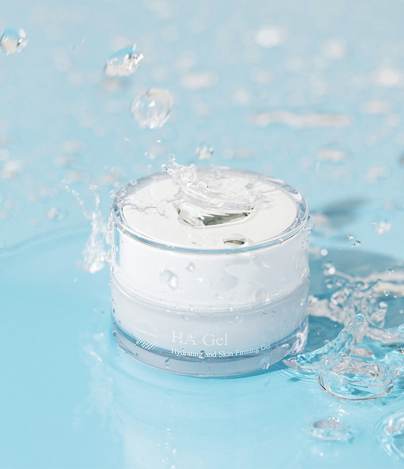 Oxygen HA Gel bouncy gel texture close-up / Oxygen HA Gel 彈潤啫喱質地特寫