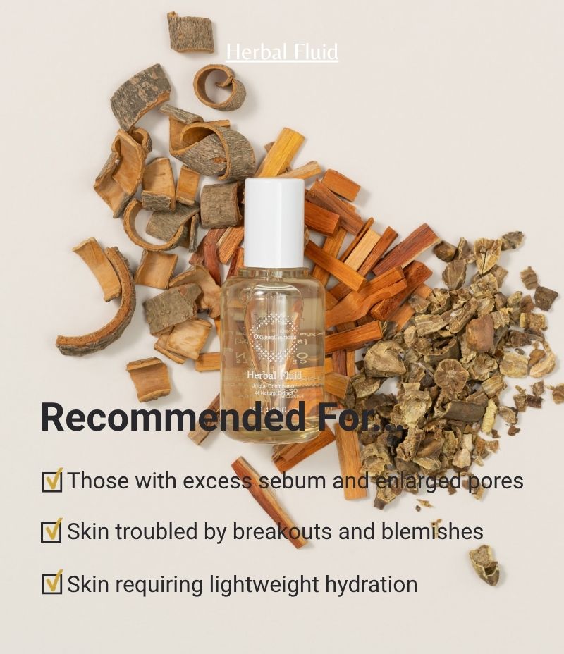 Herbal Fluid hero shot Korean BHA ampoule for oily skin / Herbal Fluid 韓國醫美級水楊酸安瓶主圖