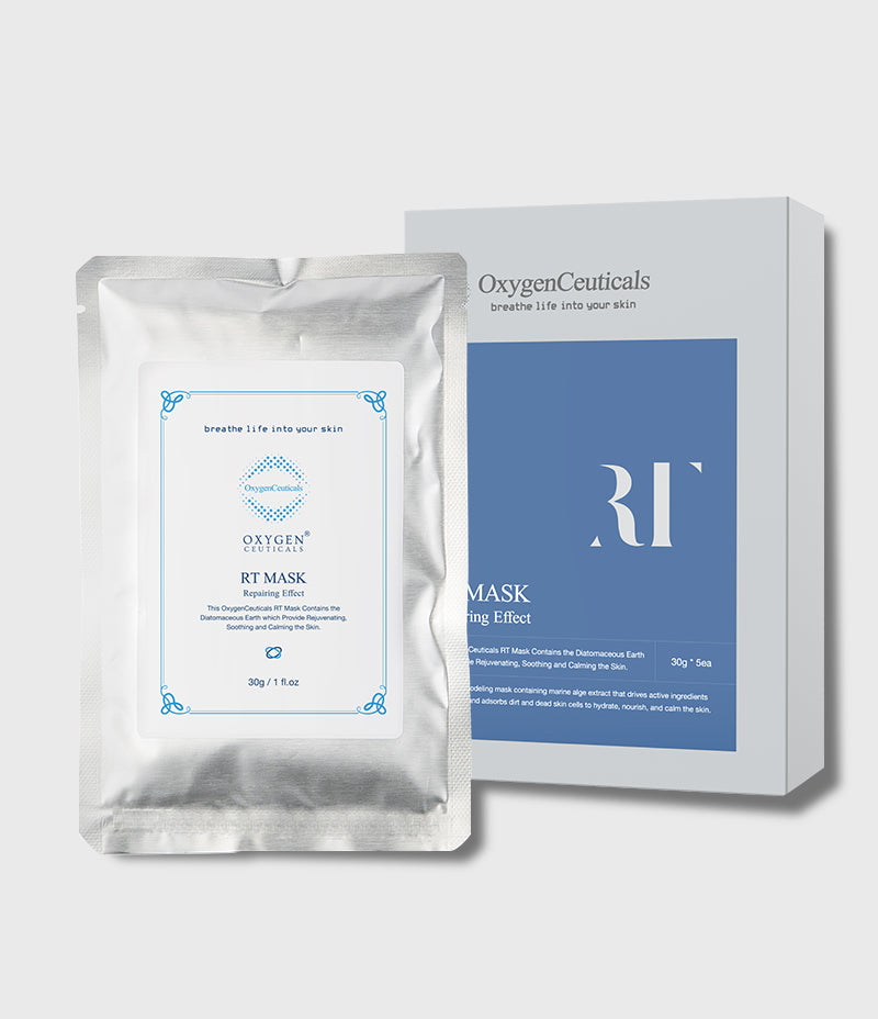 RT Modeling Mask soothing alginate powder mask box front / RT Modeling Mask 舒緩軟膜粉盒裝正面