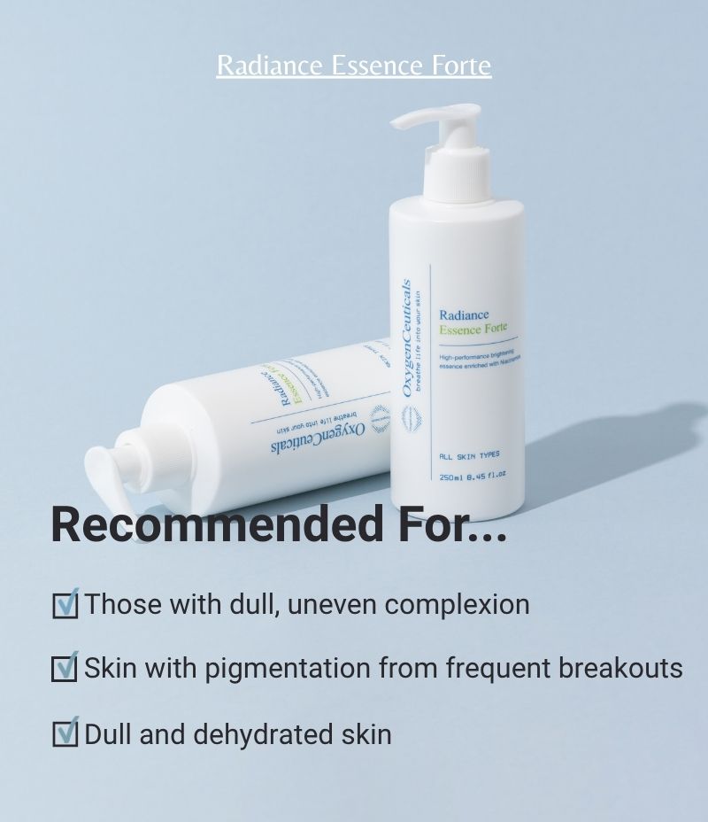 Radiance Essence Forte hero shot Korean brightening essence / Radiance Essence Forte 韓國醫美級亮膚精華主圖
