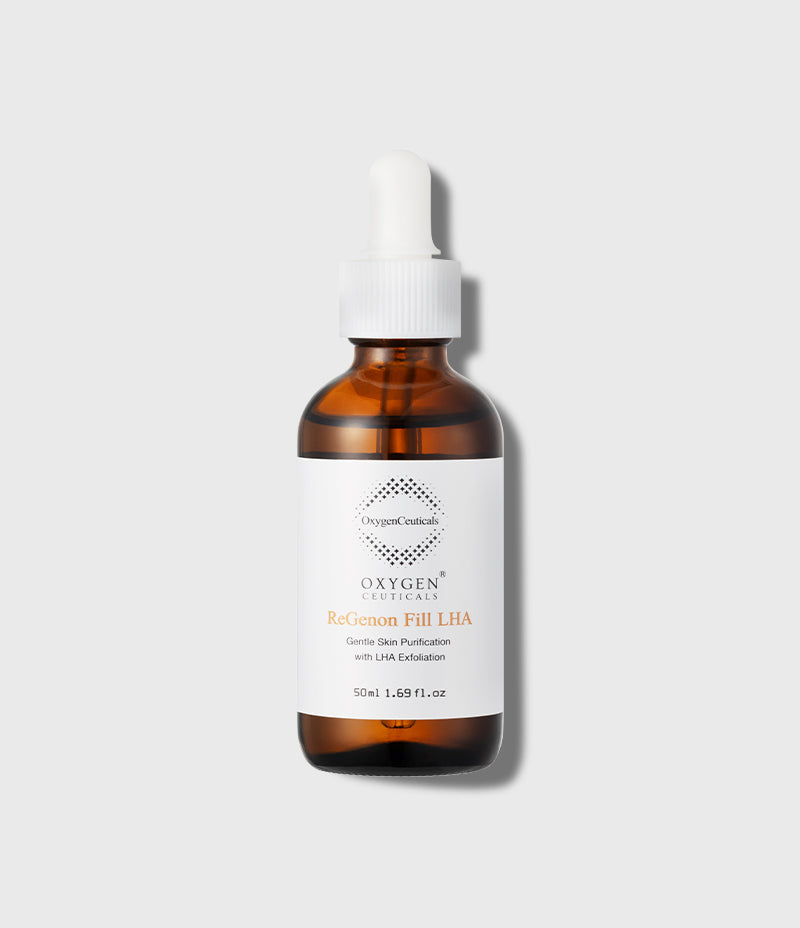 ReGenon Fill LHA 50ml antioxidant LHA peel bottle front / ReGenon Fill LHA 50ml LHA 換膚精華正面