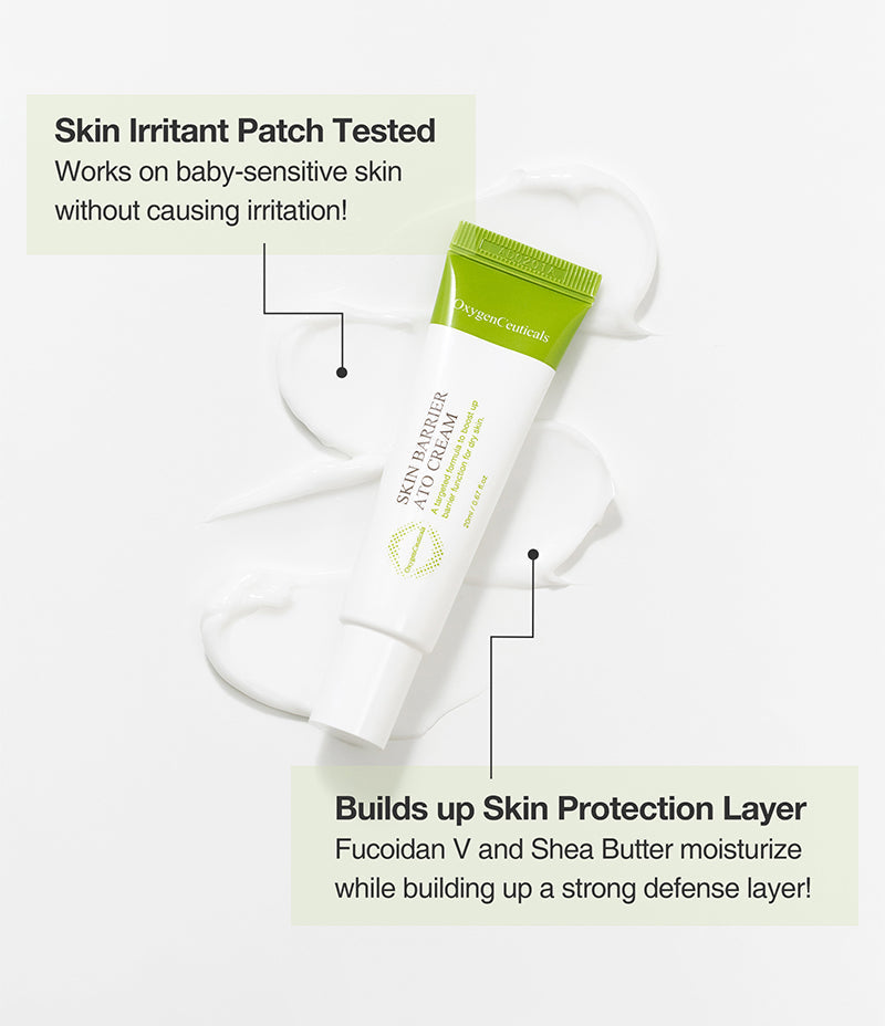 Skin Barrier Ato Cream key ingredients fucoidan shea butter centella panthenol / Skin Barrier Ato Cream 核心成分 Fucoidan 乳木果脂 積雪草 維他命 B5