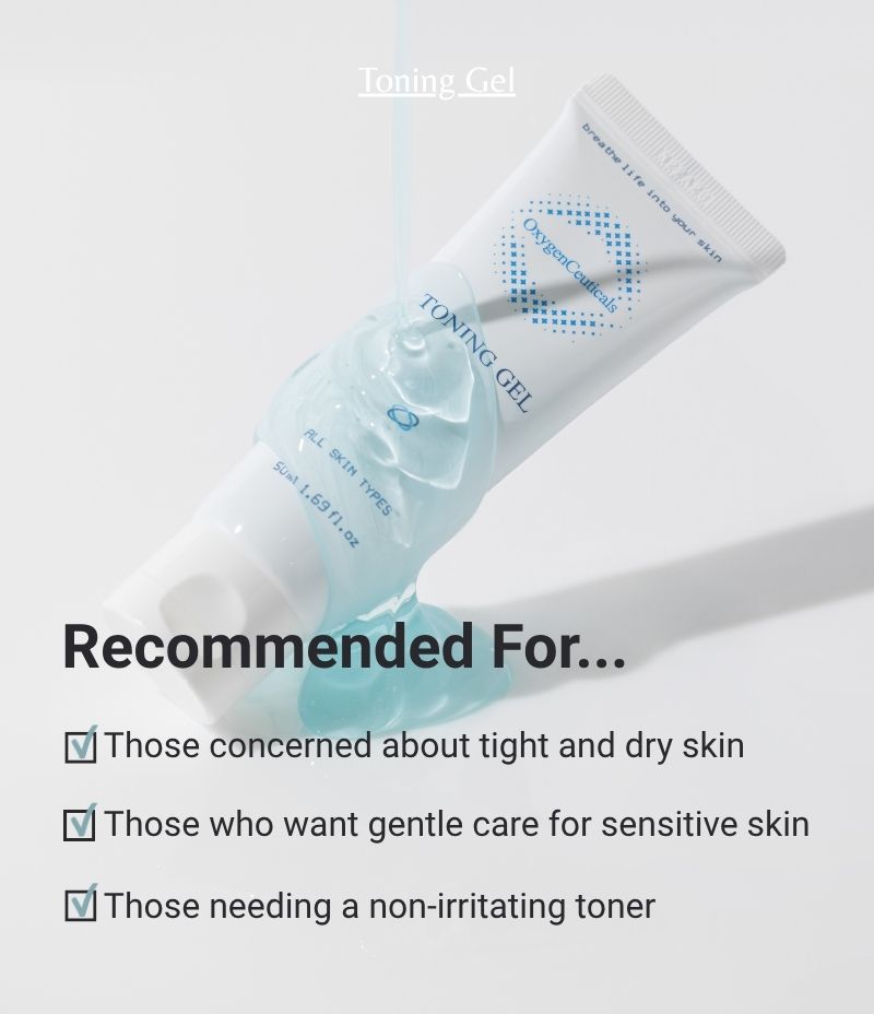 Toning Gel hero shot Korean gel toner for oily skin / Toning Gel 韓國醫美級控油啫喱爽膚露主圖