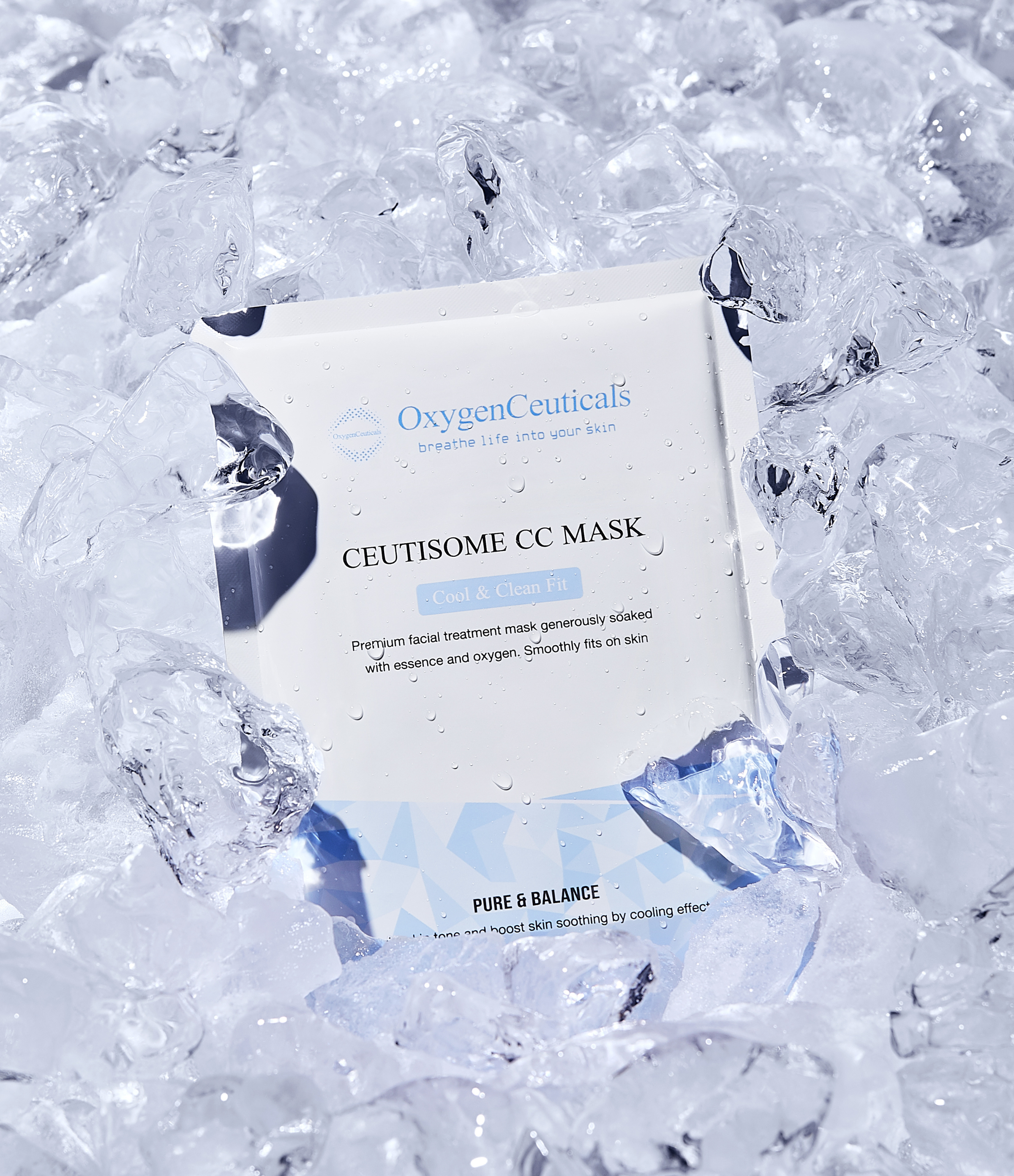 Ceutisome CC Mask Bemliese cellulose sheet close-up / Ceutisome CC Mask Bemliese 純纖維膜布特寫
