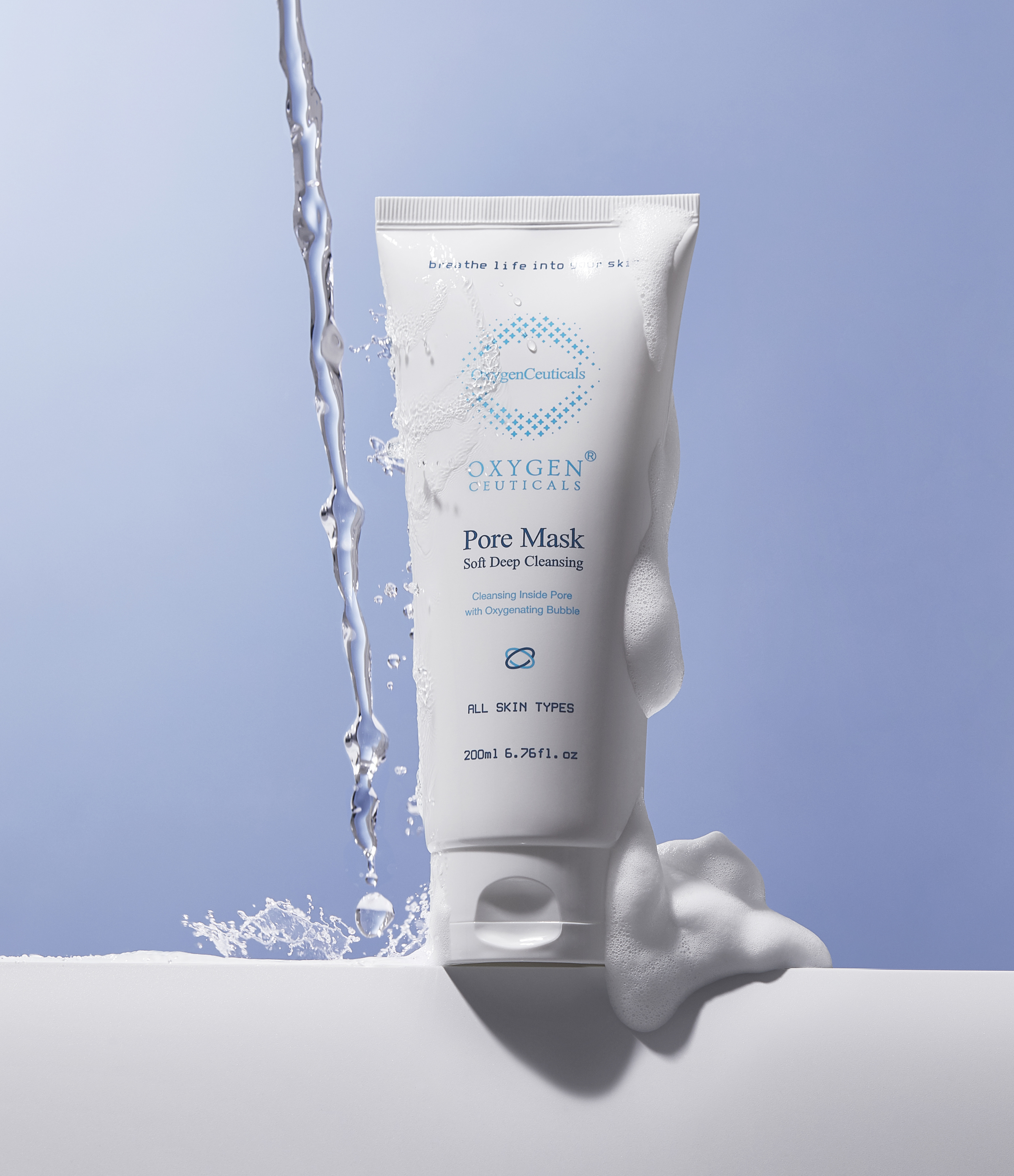 Pore Mask dense foam texture close-up / Pore Mask 綿密泡沫質地特寫
