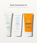 Daily Essentials Kit 日常必備套裝: 潔面 + 保濕精華 + 防曬 | cleanser + serum + SPF
