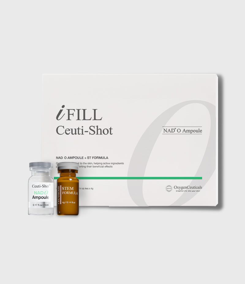 i Fill Ceuti-Shot NAD+ O Ampoule packaging detail / i Fill Ceuti-Shot NAD+ O Ampoule 包裝細節