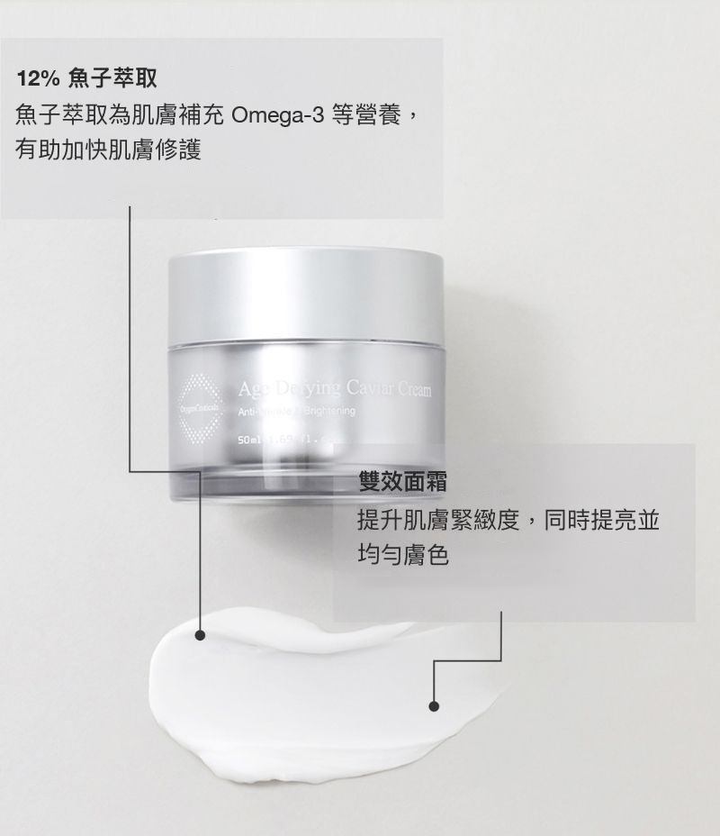 Age Defying Caviar Cream 適用膚質同肌膚困擾一覽