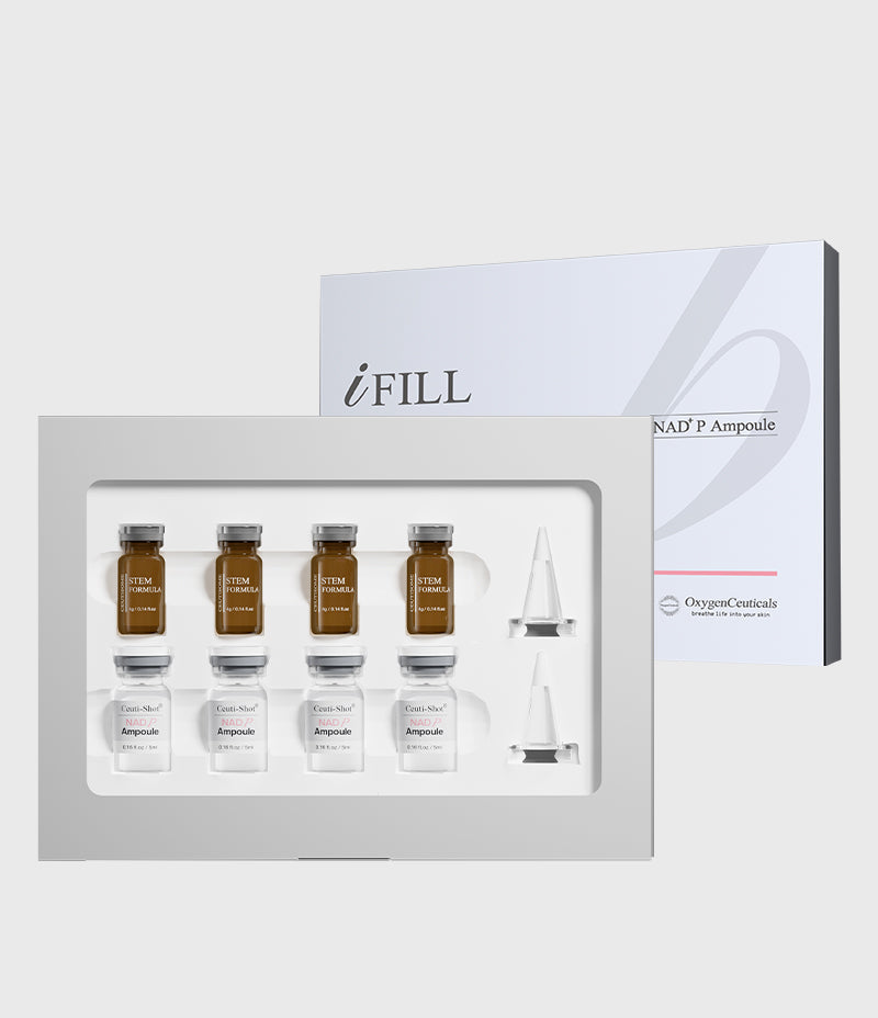 i Fill Ceuti-Shot NAD+ P Ampoule single vial and Stem Formula pairing / i Fill Ceuti-Shot NAD+ P Ampoule 單支安瓶連純氧導入液